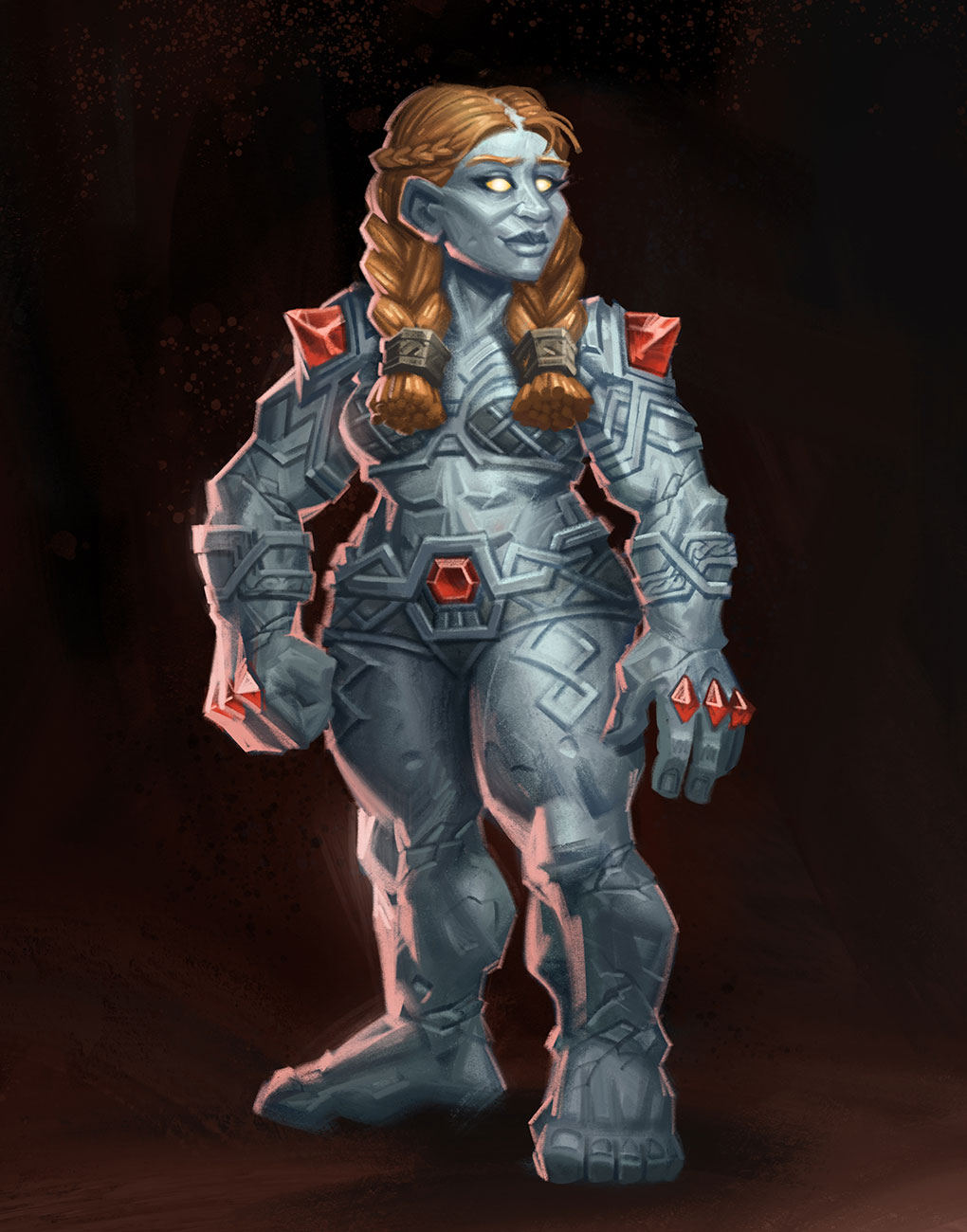 Earthen Female Concept Art from World of Warcraft: The War Within