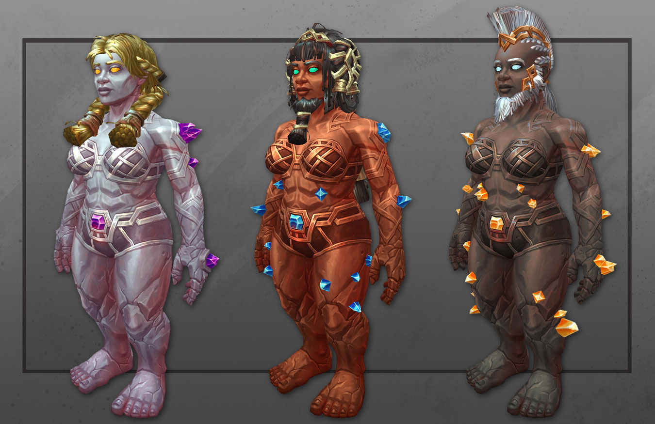 Earthen Female Art from World of Warcraft: The War Within