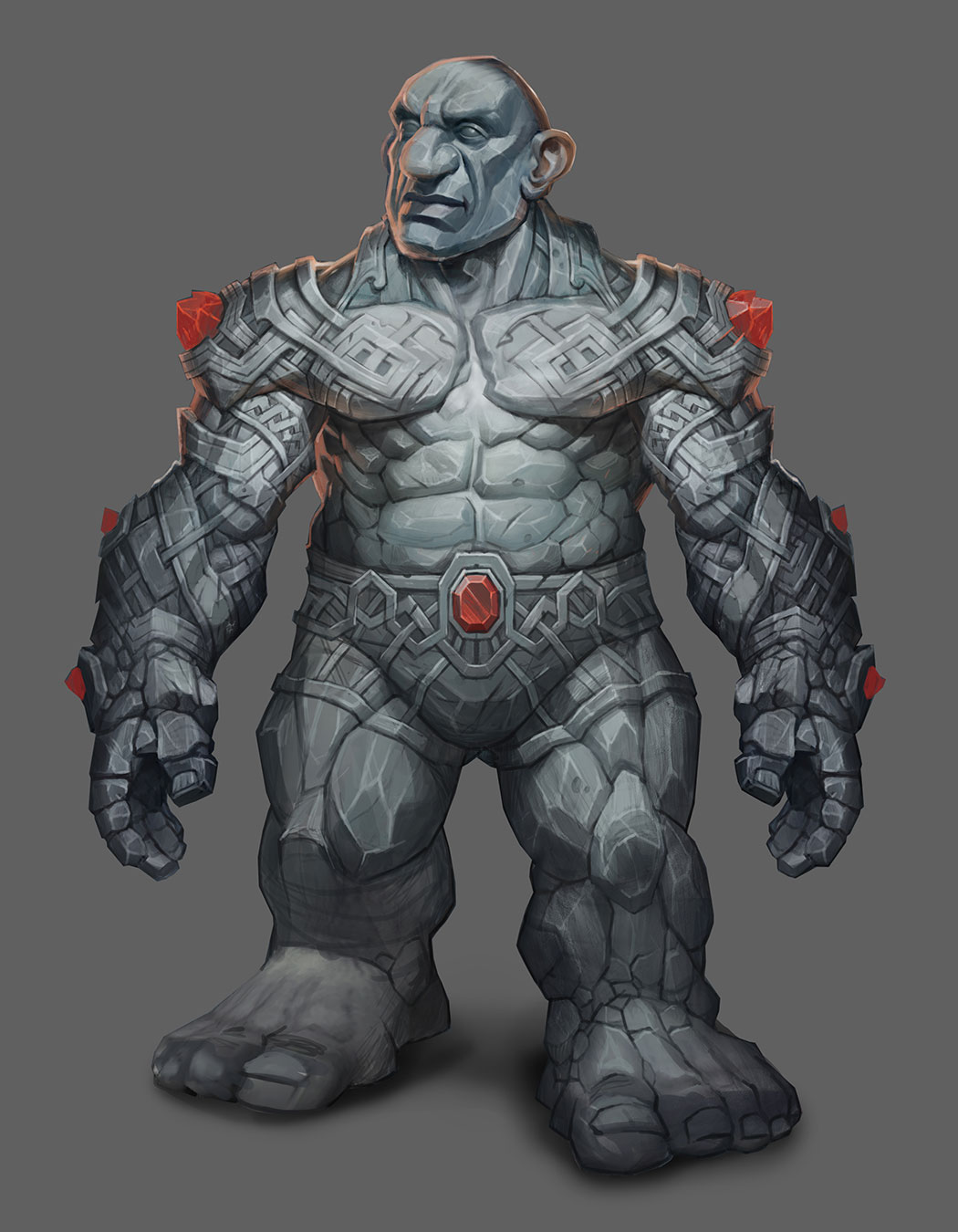 Earthen Male Concept Art from World of Warcraft: The War Within