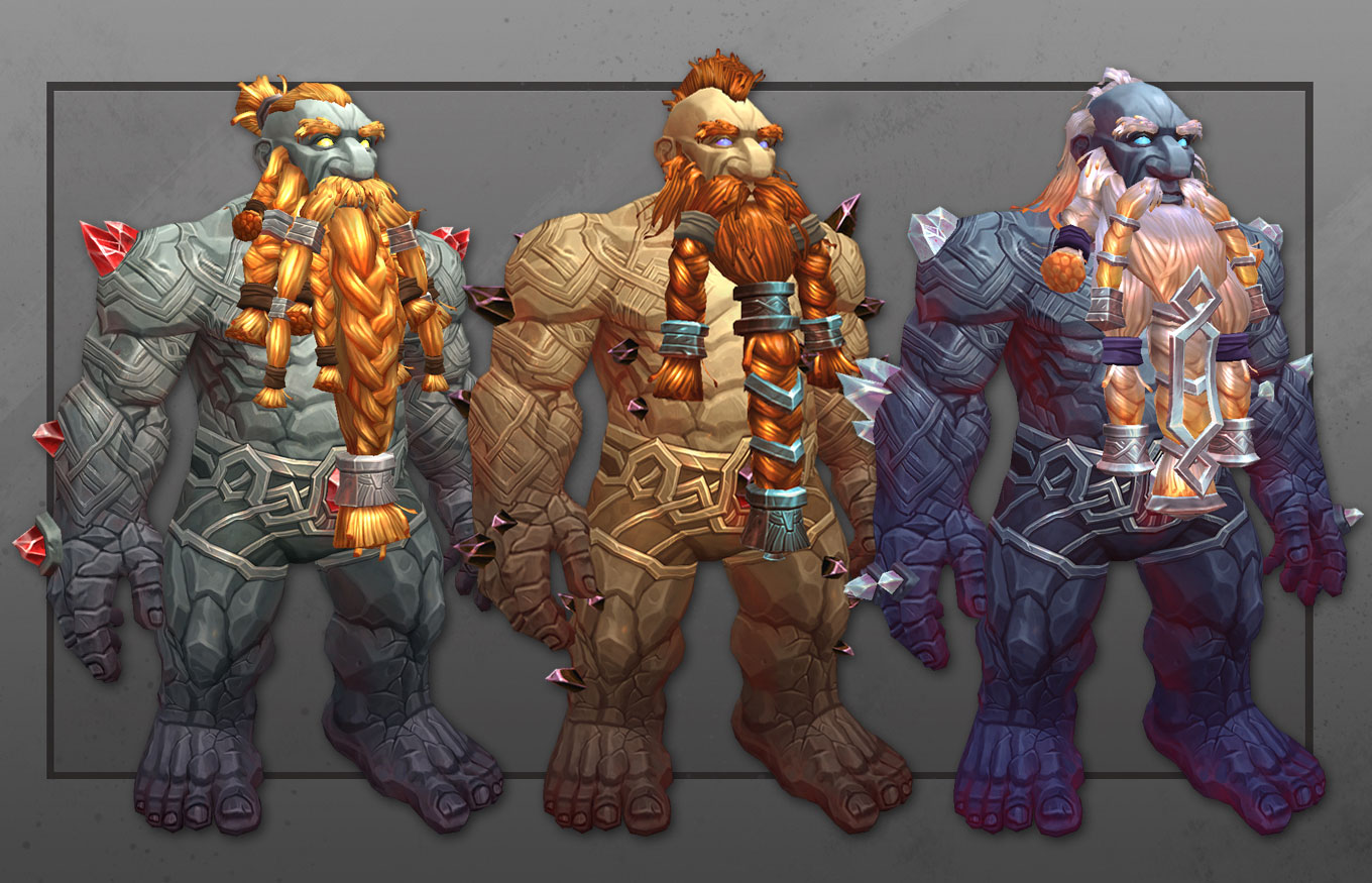Earthen Male Art from World of Warcraft: The War Within