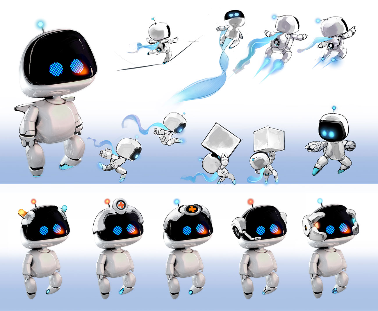Astro Bot Concept 1 from Astro Bot Rescue Mission