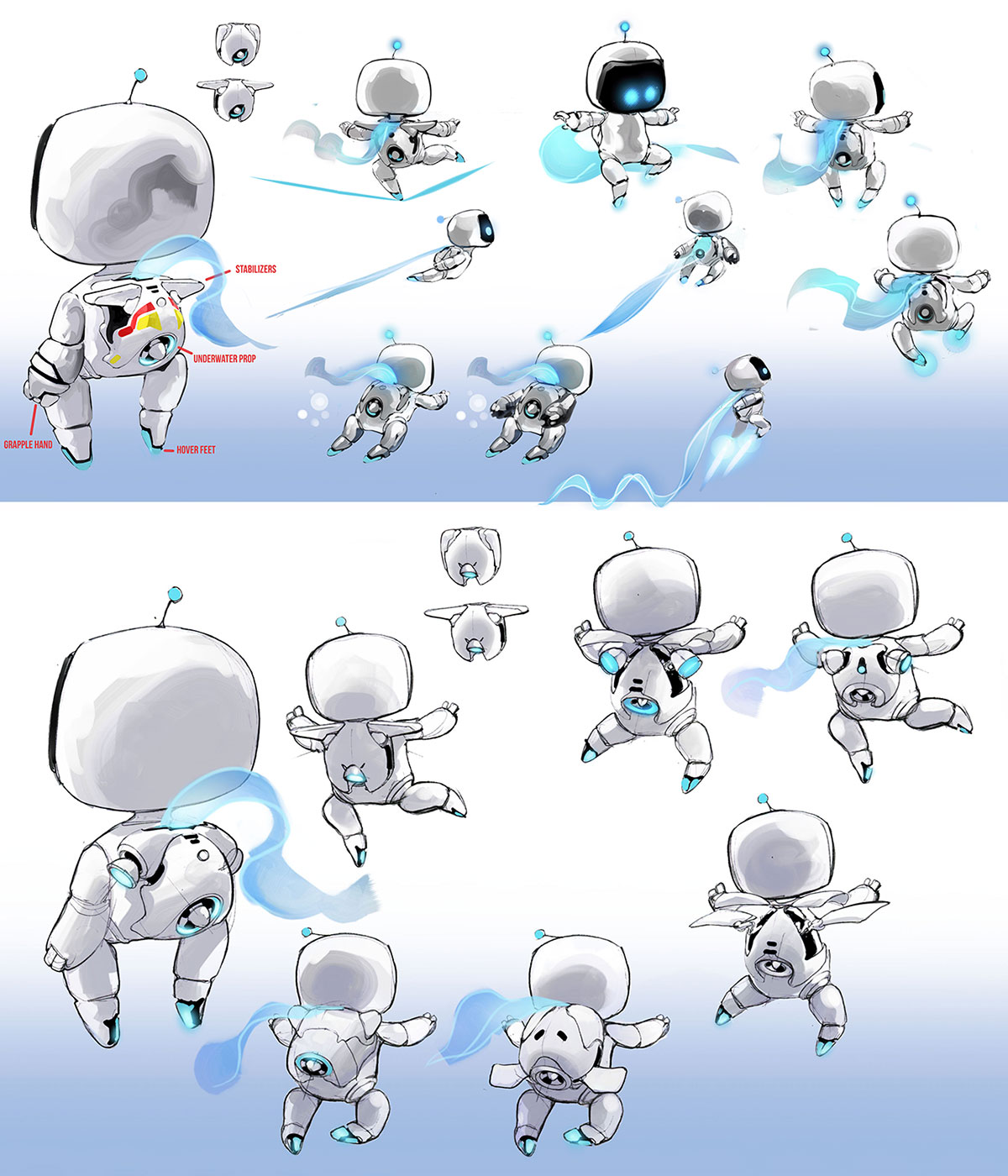 Astro Bot Concept 2 from Astro Bot Rescue Mission