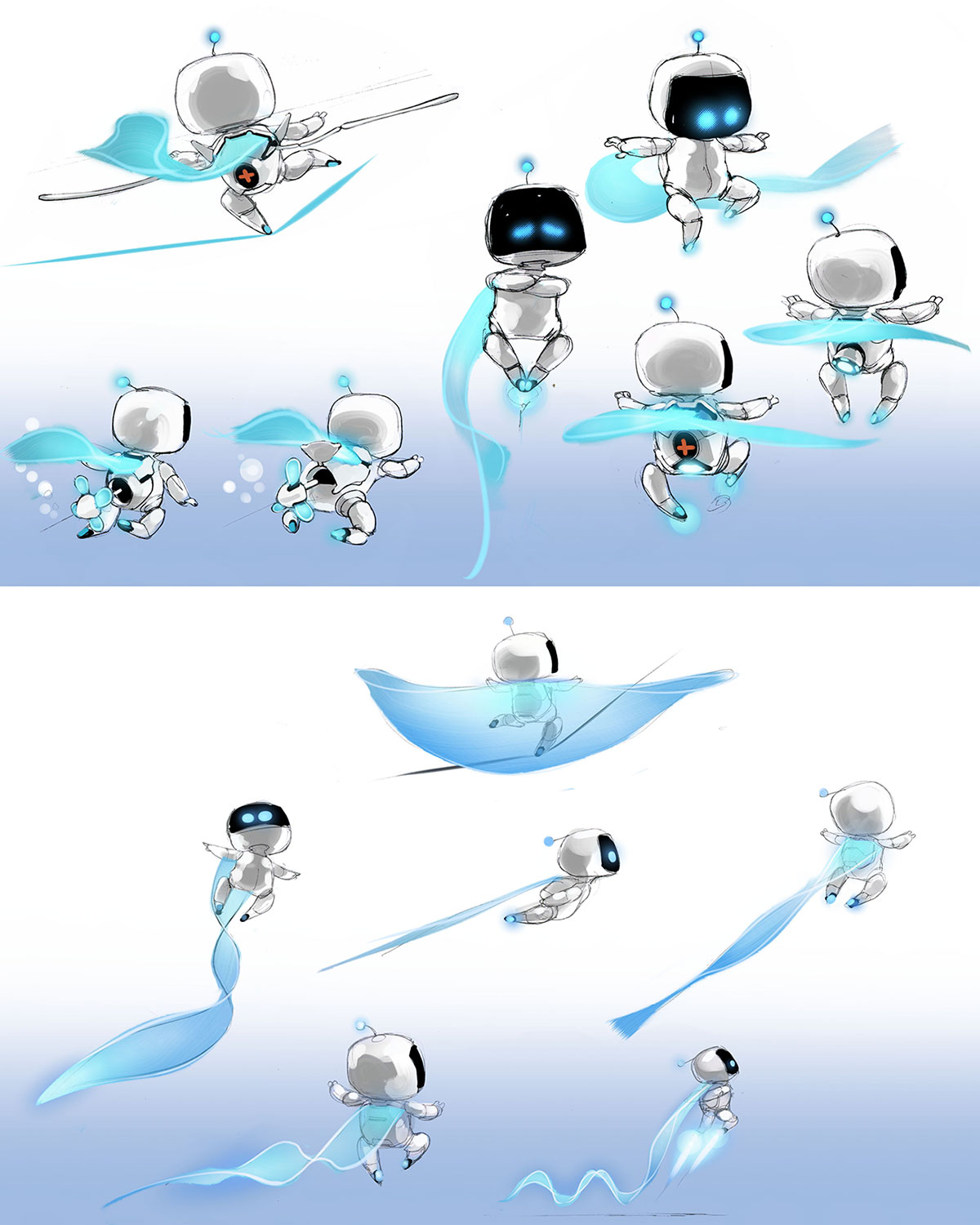 Astro Bot Concept 3 from Astro Bot Rescue Mission