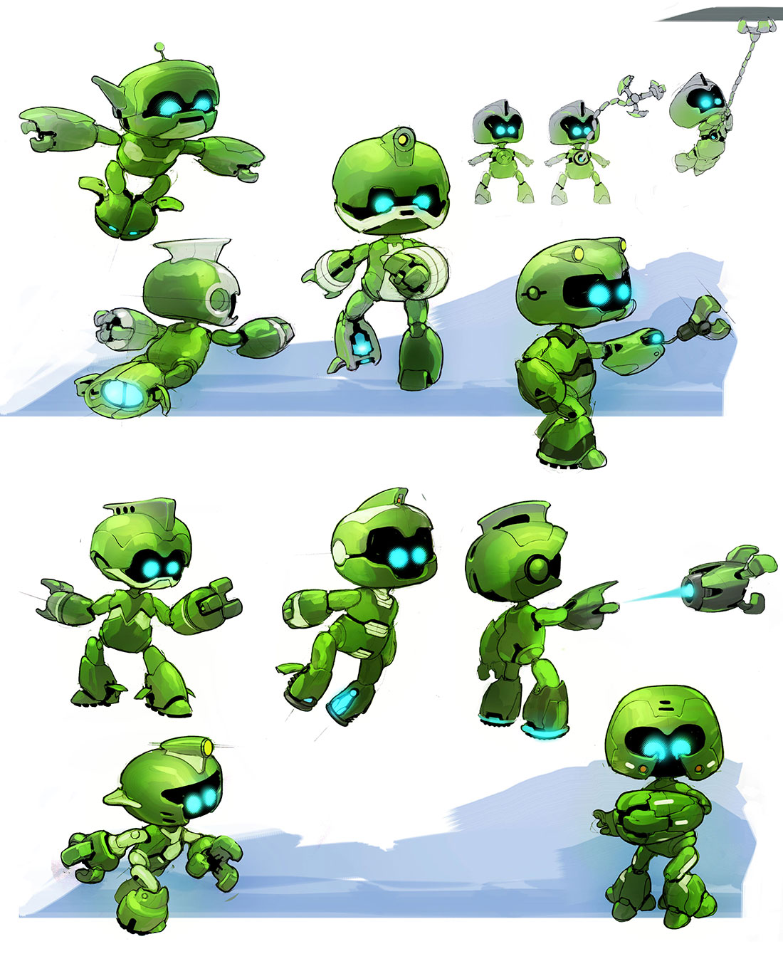 Climber Bot Concepts from Astro Bot Rescue Mission