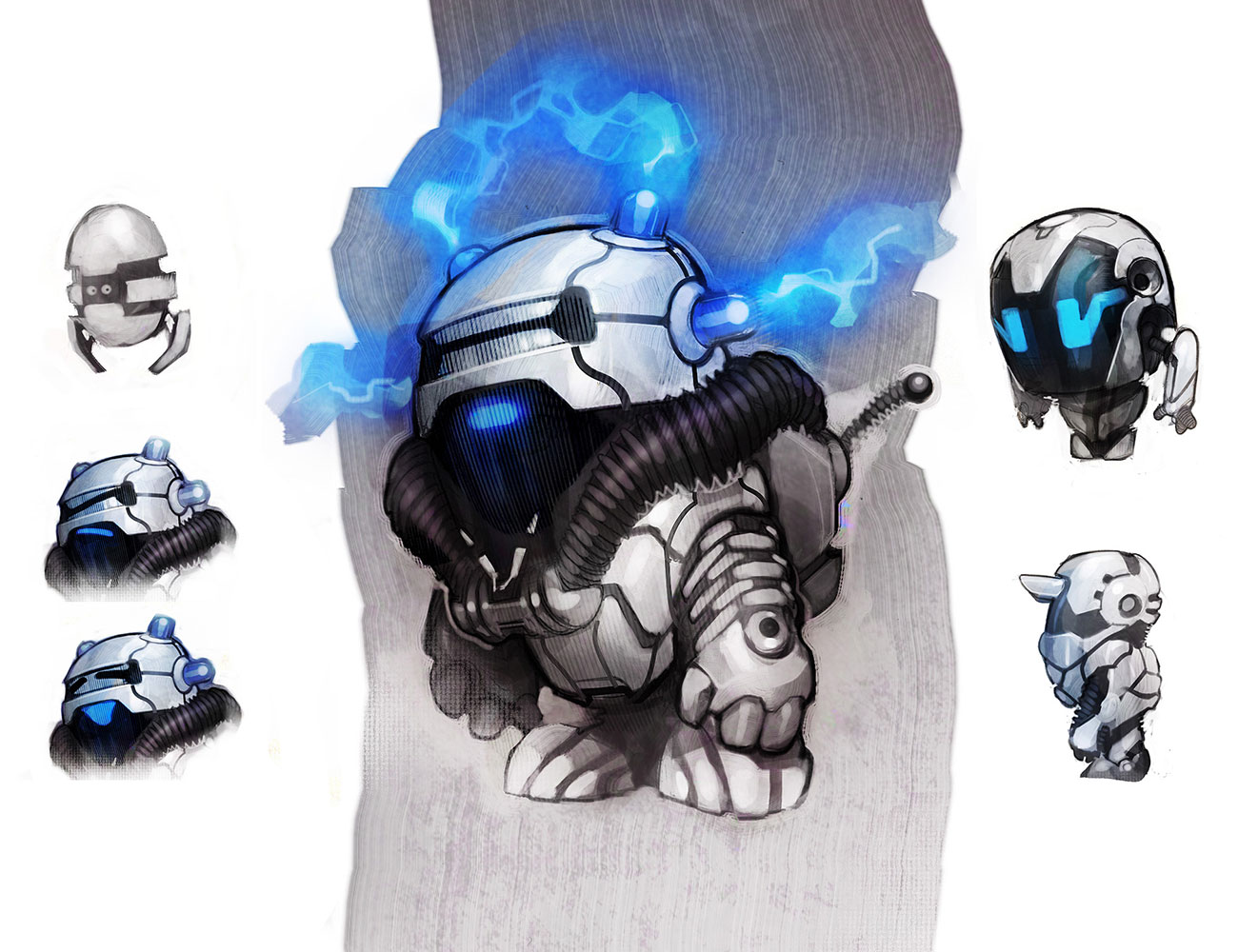 Goo Bot Concept Art from Astro Bot Rescue Mission