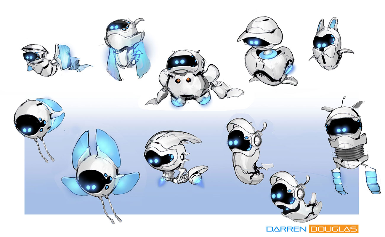 Robot Concepts 3 from Astro Bot Rescue Mission