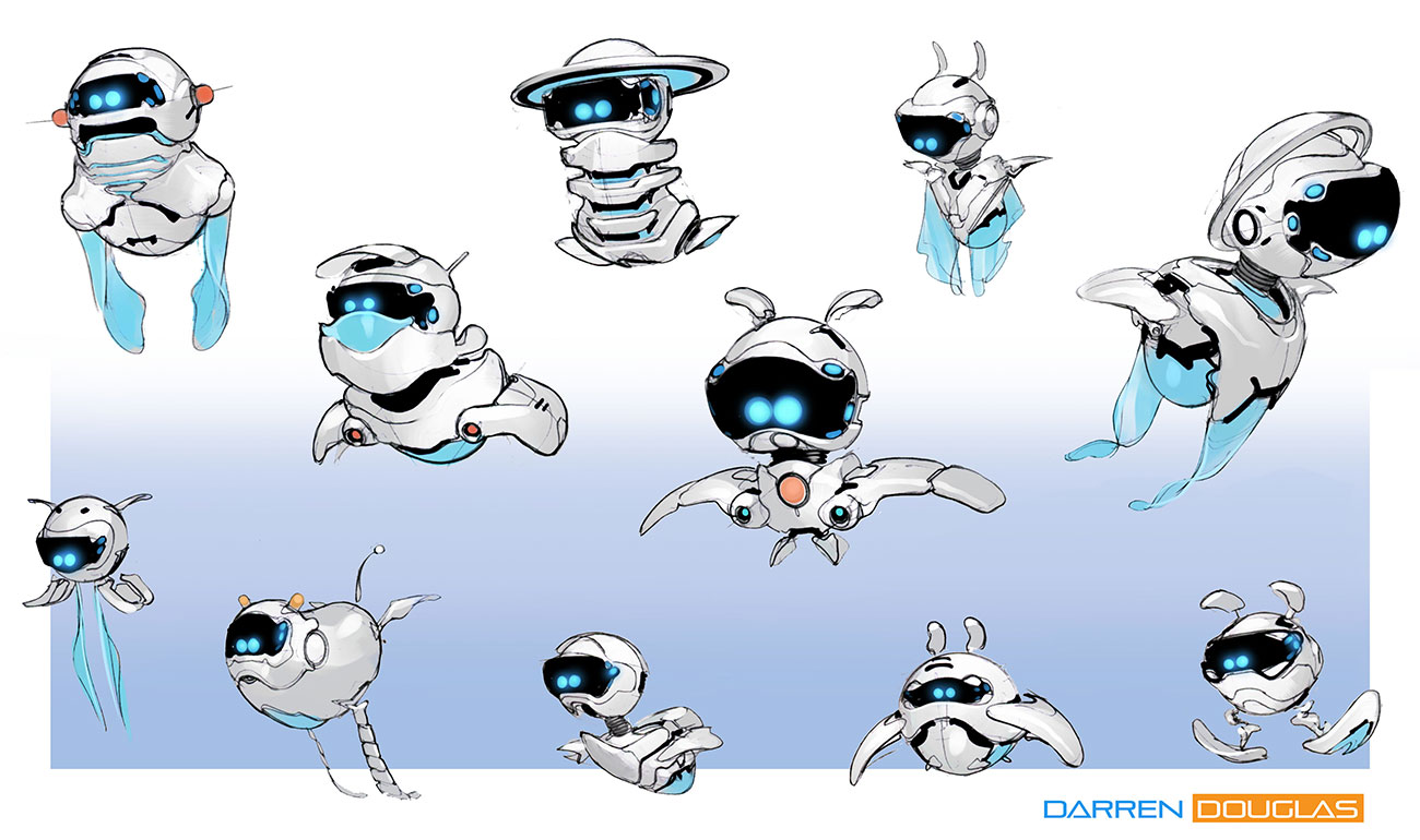 Robot Concepts 4 from Astro Bot Rescue Mission
