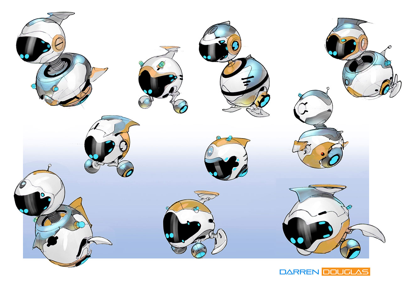 Robot Concepts 5 from Astro Bot Rescue Mission