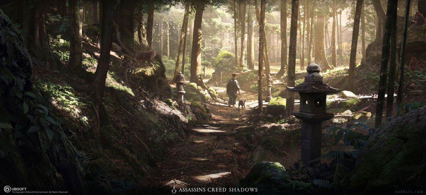 Iga Province Forest Concept Art from Assassin's Creed Shadows