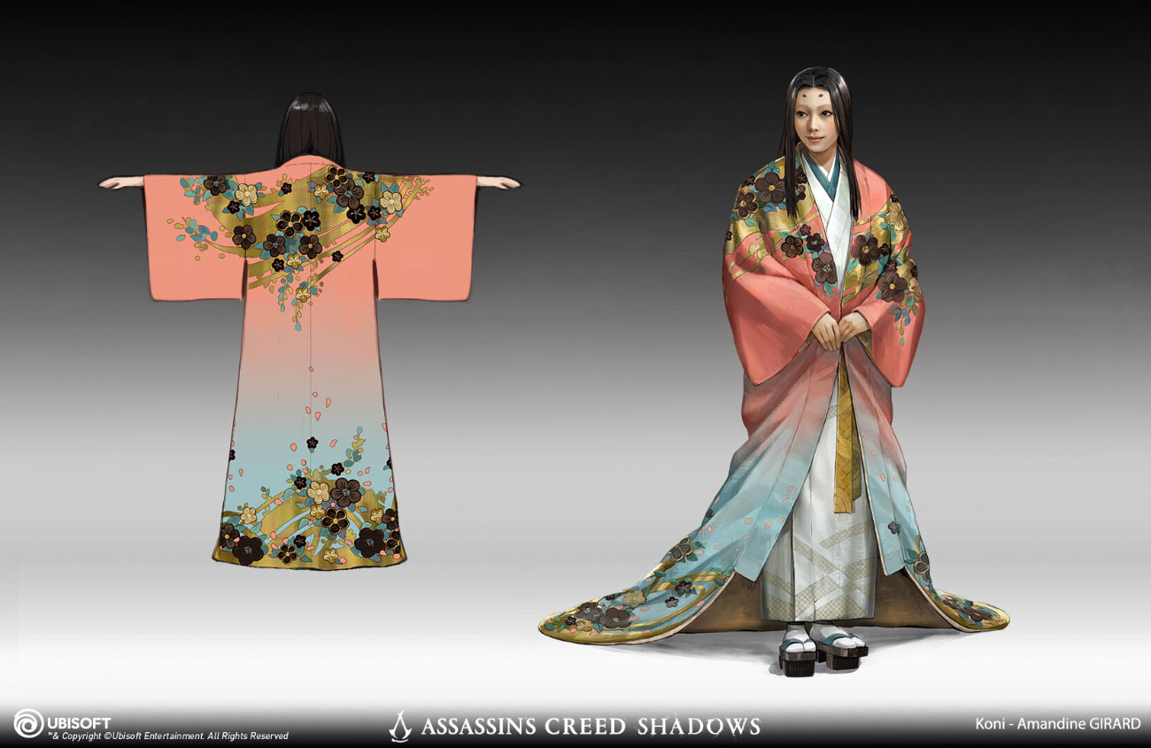 Lady Nene Concept Art from Assassin's Creed Shadows