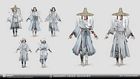 Naoe Onryo Robes Sketches