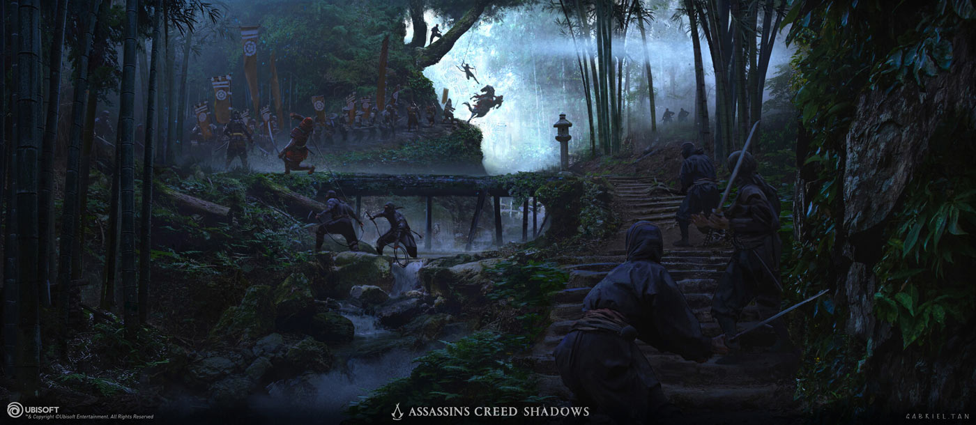 Otogi Shinobi Ambush Concept Art from Assassin's Creed Shadows