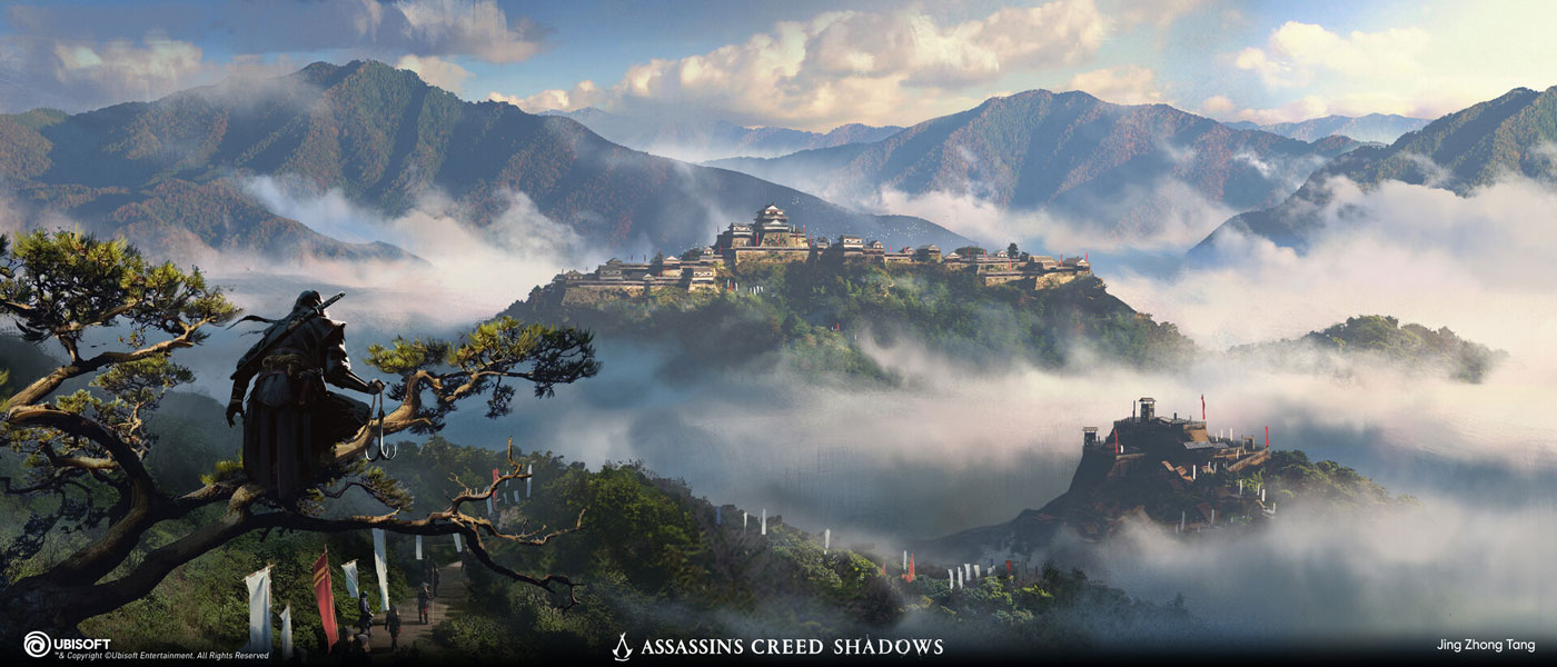 Takeda Castle Concept Art from Assassin's Creed Shadows