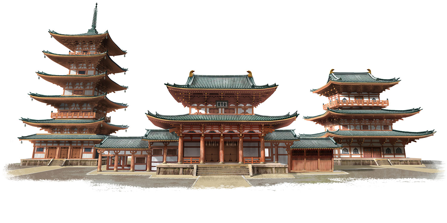 Temple Concept Art from Assassin's Creed Shadows