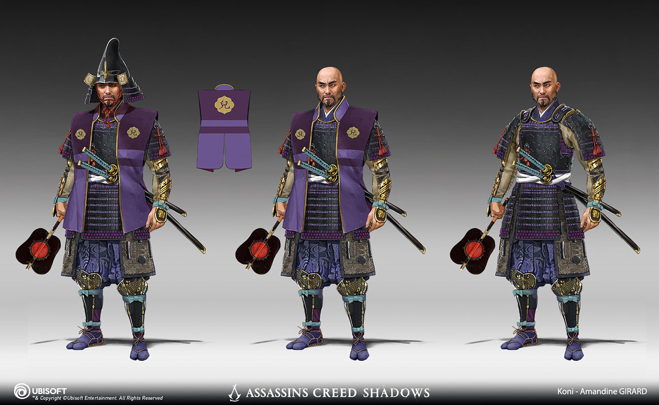 Ukita Naoie Concept Art from Assassin's Creed Shadows