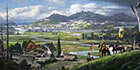 Azuchi Castle Valley Concept Art