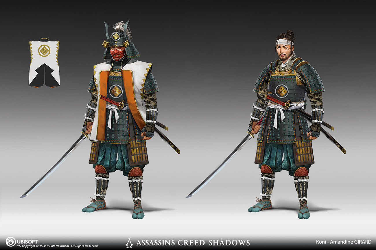 Wada Koretake Concept Art from Assassin's Creed Shadows