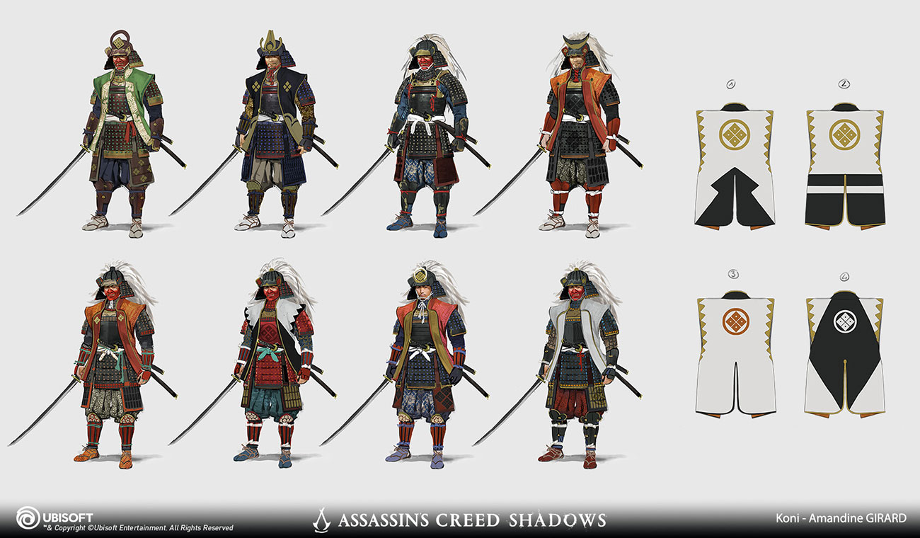 Wada Koretake Concept Artwork from Assassin's Creed Shadows