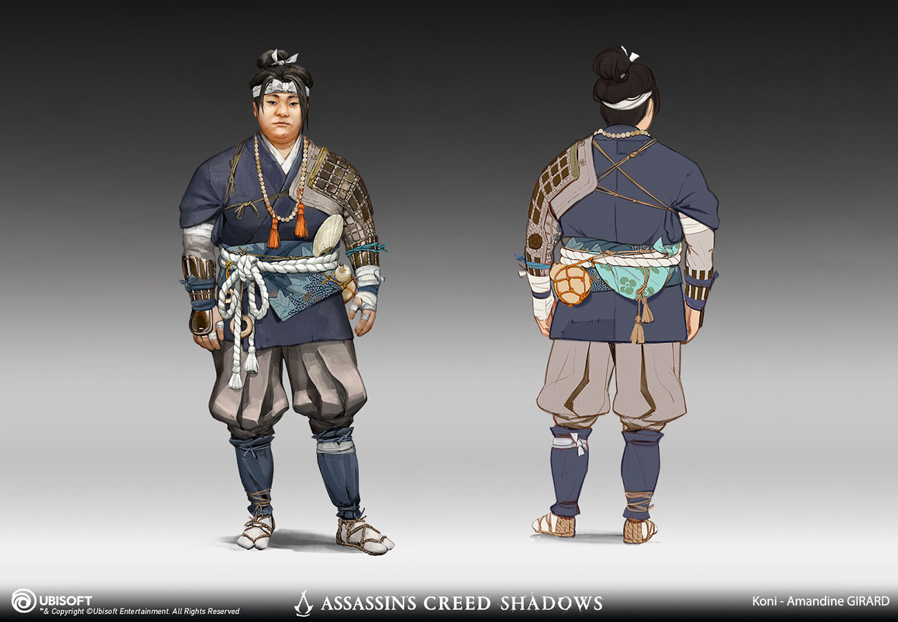Yaya Concept Art from Assassin's Creed Shadows
