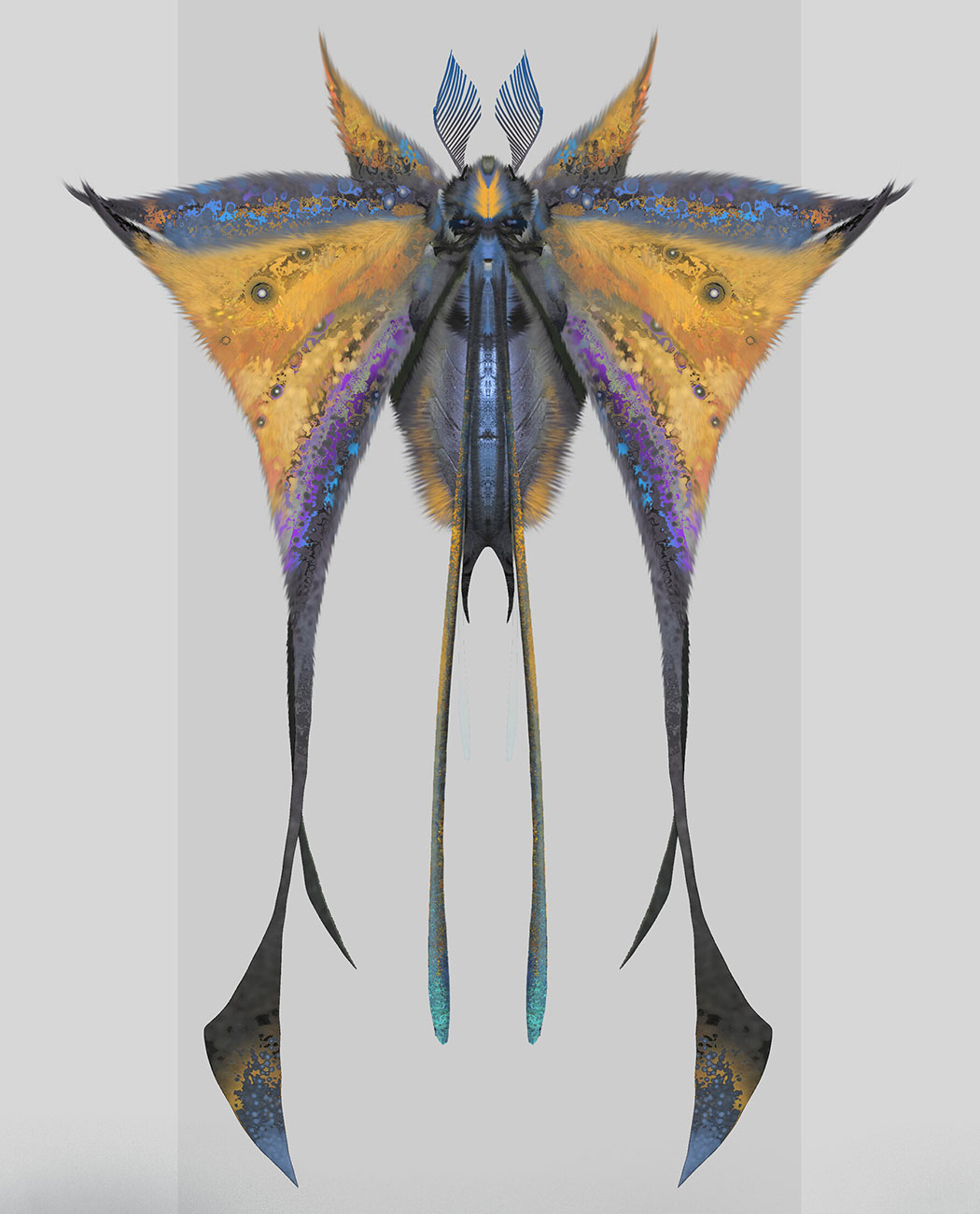 Bladewing Moth Concept Art from Avatar: Frontiers of Pandora