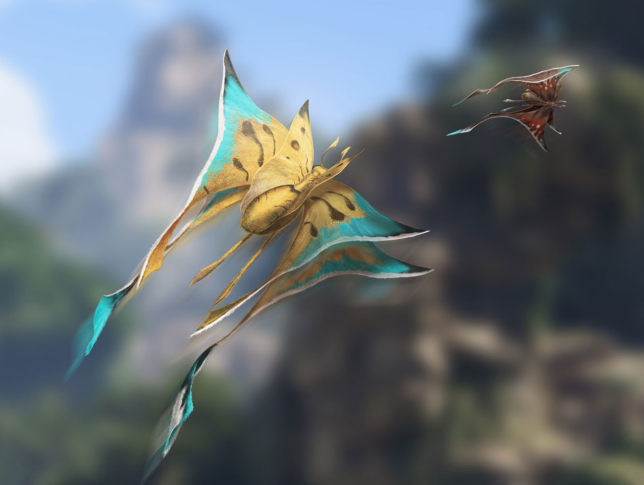 Bladewing Moth Art from Avatar: Frontiers of Pandora
