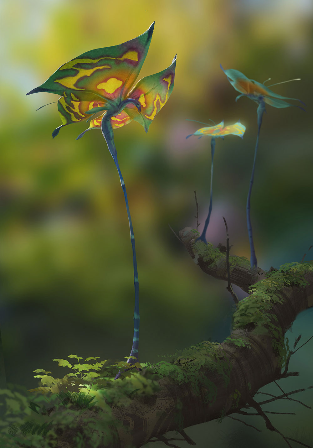 Flutterflower Art from Avatar: Frontiers of Pandora