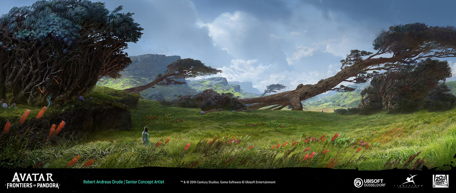 Grasslands Day Concept Art from Avatar: Frontiers of Pandora