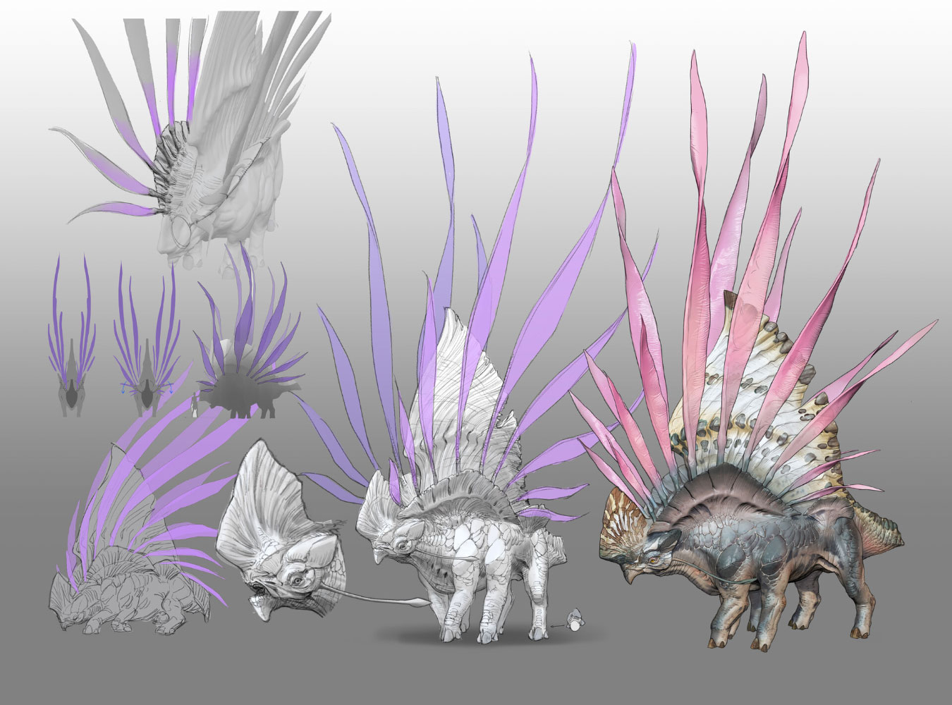 Sailfin Goliath Concept Art from Avatar: Frontiers of Pandora
