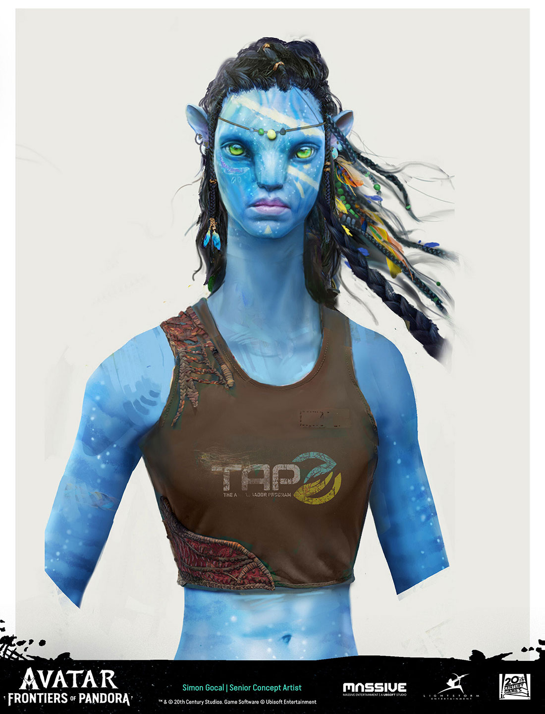 Sarentu Clothing Repair Concept Art from Avatar: Frontiers of Pandora