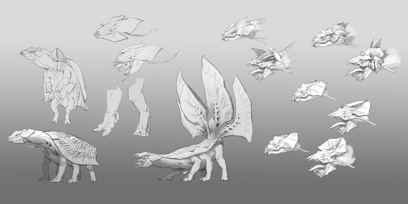 Scarab Crawler Concept Art from Avatar: Frontiers of Pandora