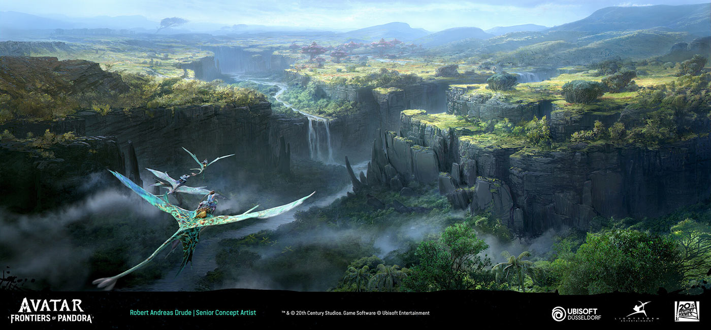 Vista Concept Art from Avatar: Frontiers of Pandora