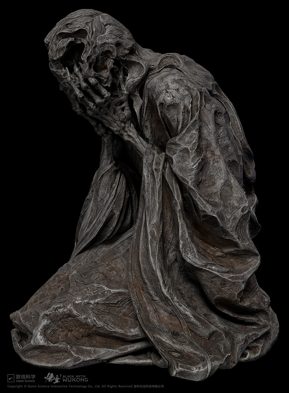 Bones Lady Statue Art from Black Myth: Wukong