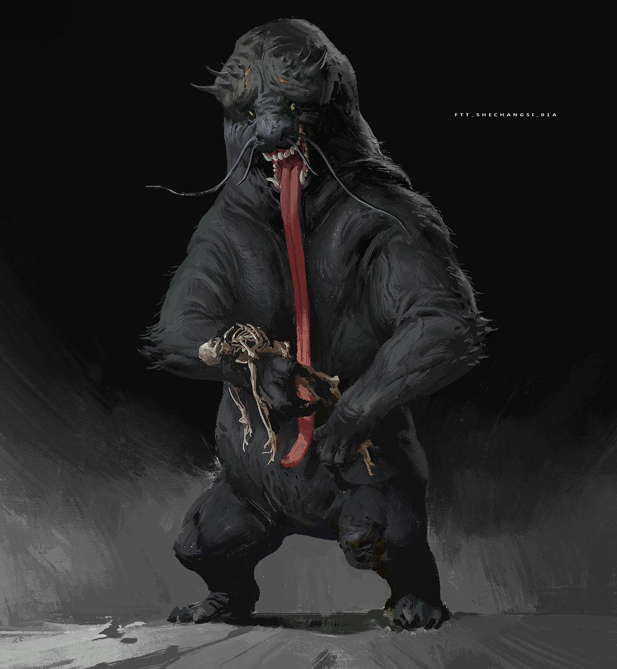 Father of Stones Art from Black Myth: Wukong