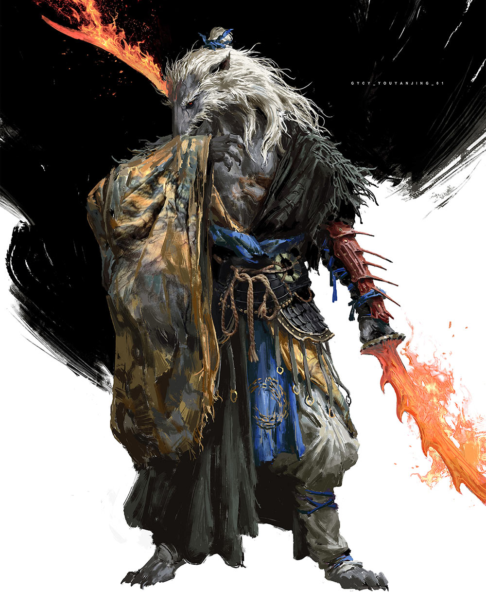 Guangzhi Concept Art from Black Myth: Wukong