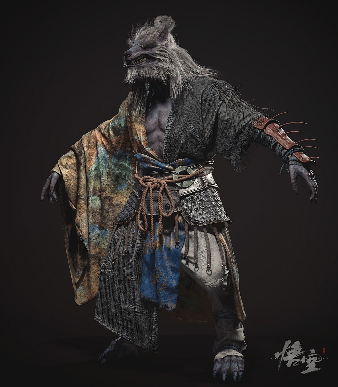 Guangzhi Art from Black Myth: Wukong