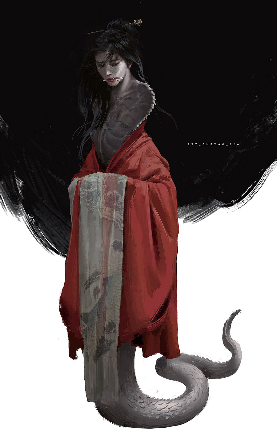 Hong Yi Concept Art from Black Myth: Wukong