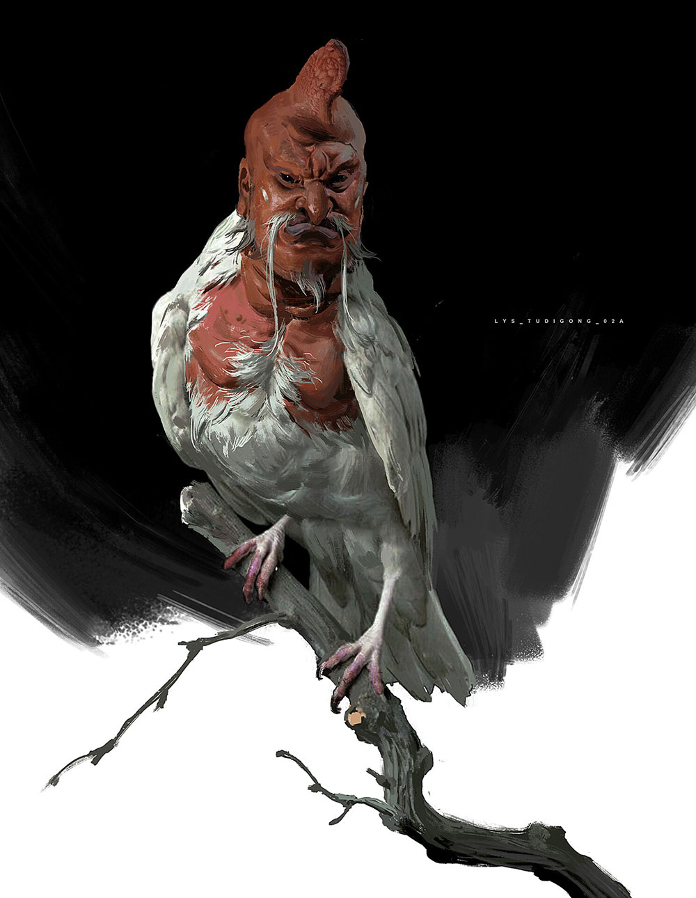Keeper (Bird Type) Art from Black Myth: Wukong