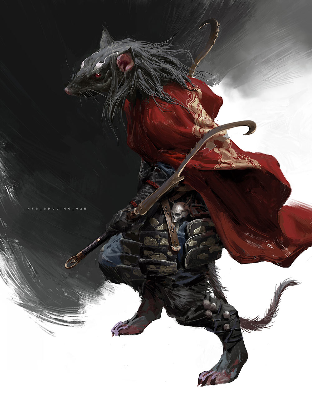 Rat Imperial Guard Art from Black Myth: Wukong