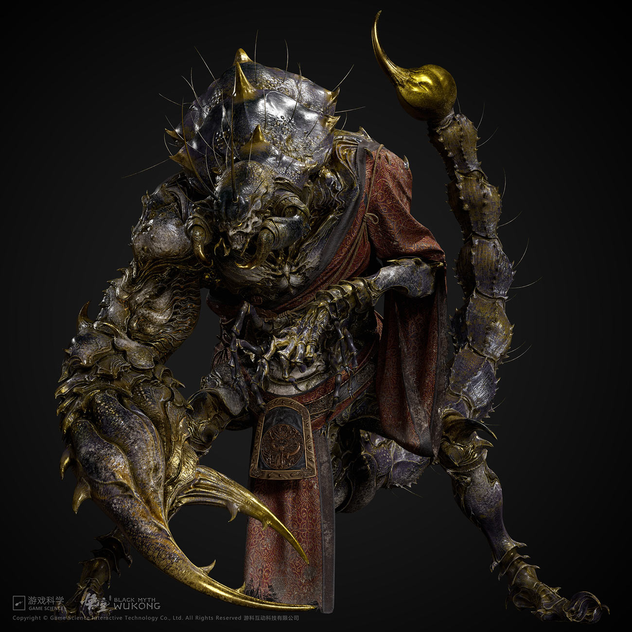 Scorpionlord Art from Black Myth: Wukong