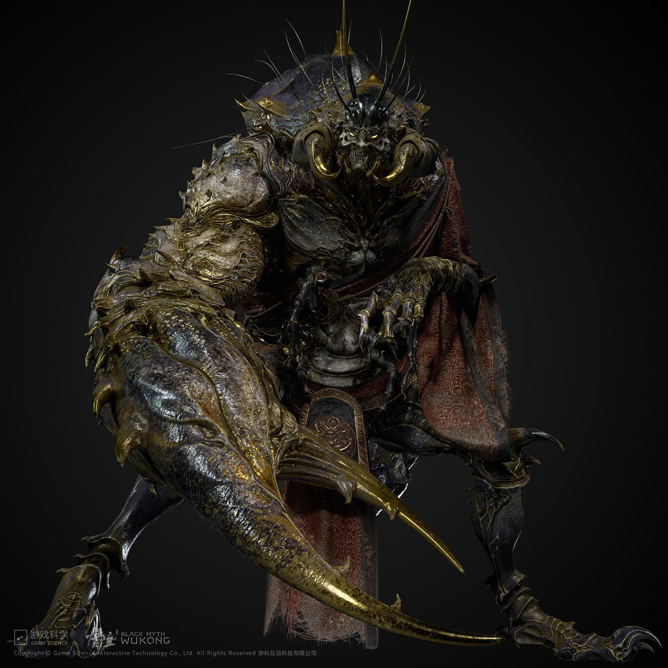 Scorpionlord Artwork from Black Myth: Wukong