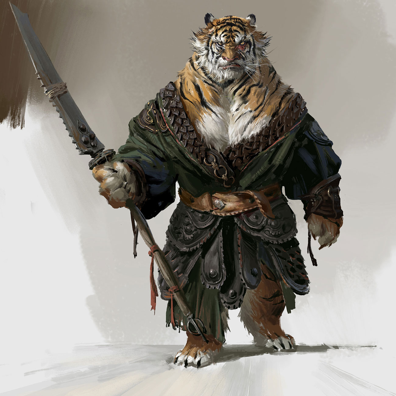 Tiger Vanguard Father Concept Art from Black Myth: Wukong