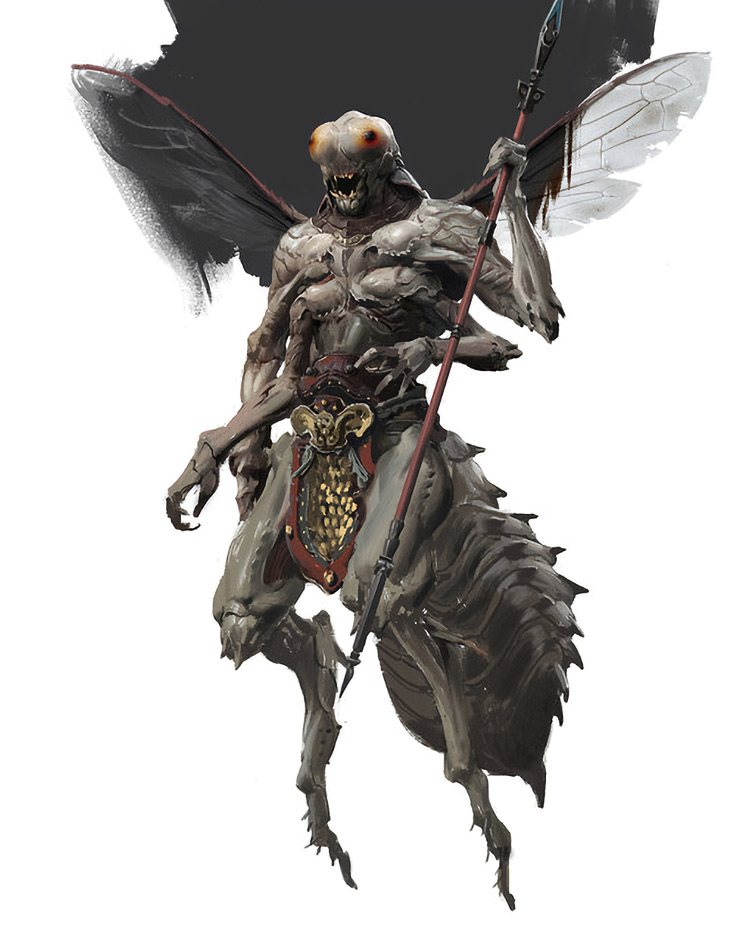 Wasp Guai Concept Art from Black Myth: Wukong