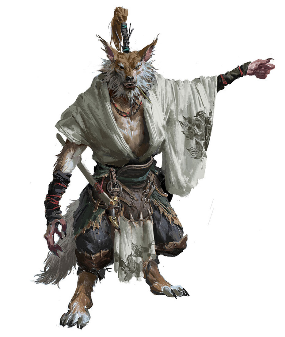 Wolf Swornsword Concept Art from Black Myth: Wukong