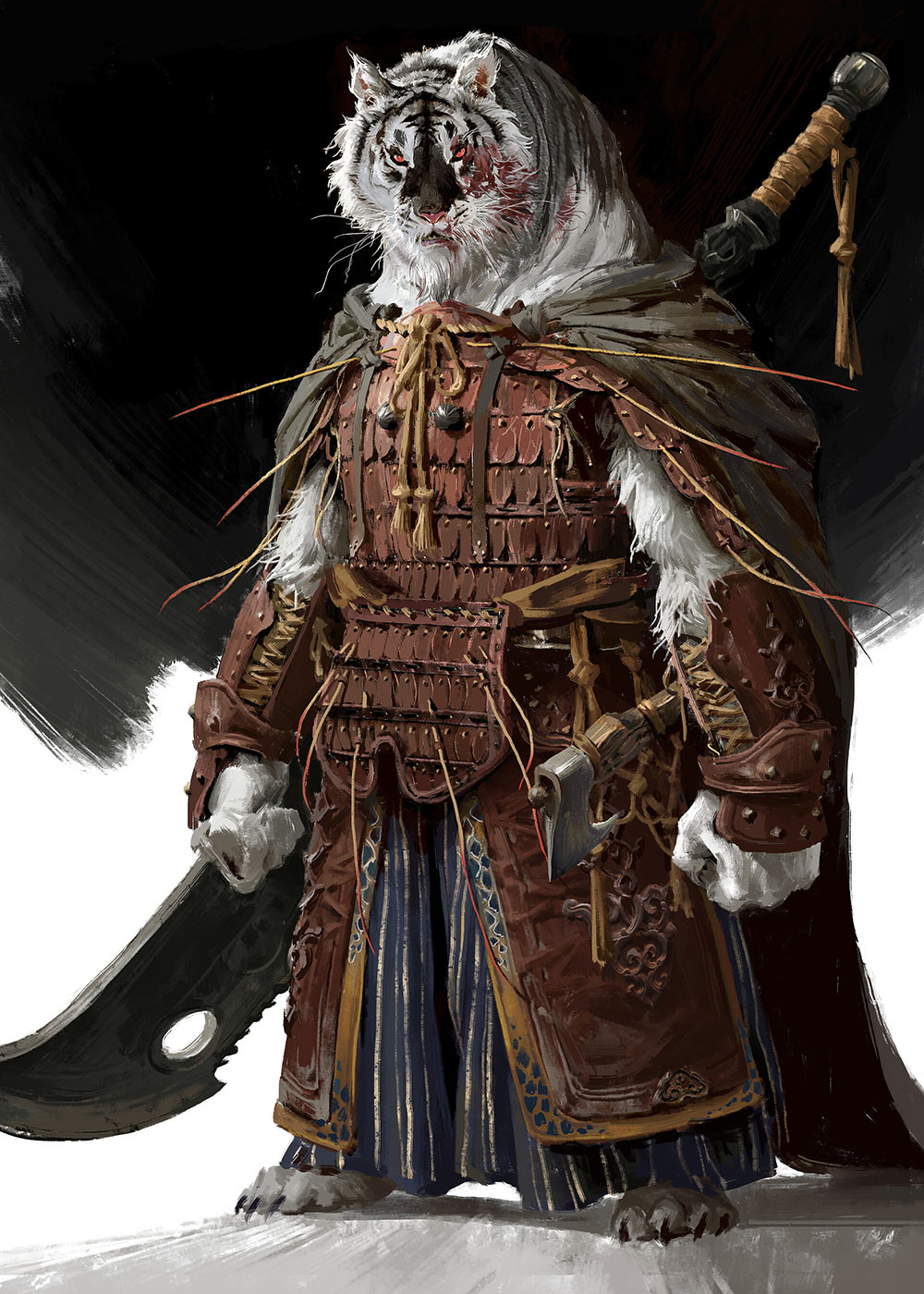 Yin Tiger Concept Art from Black Myth: Wukong