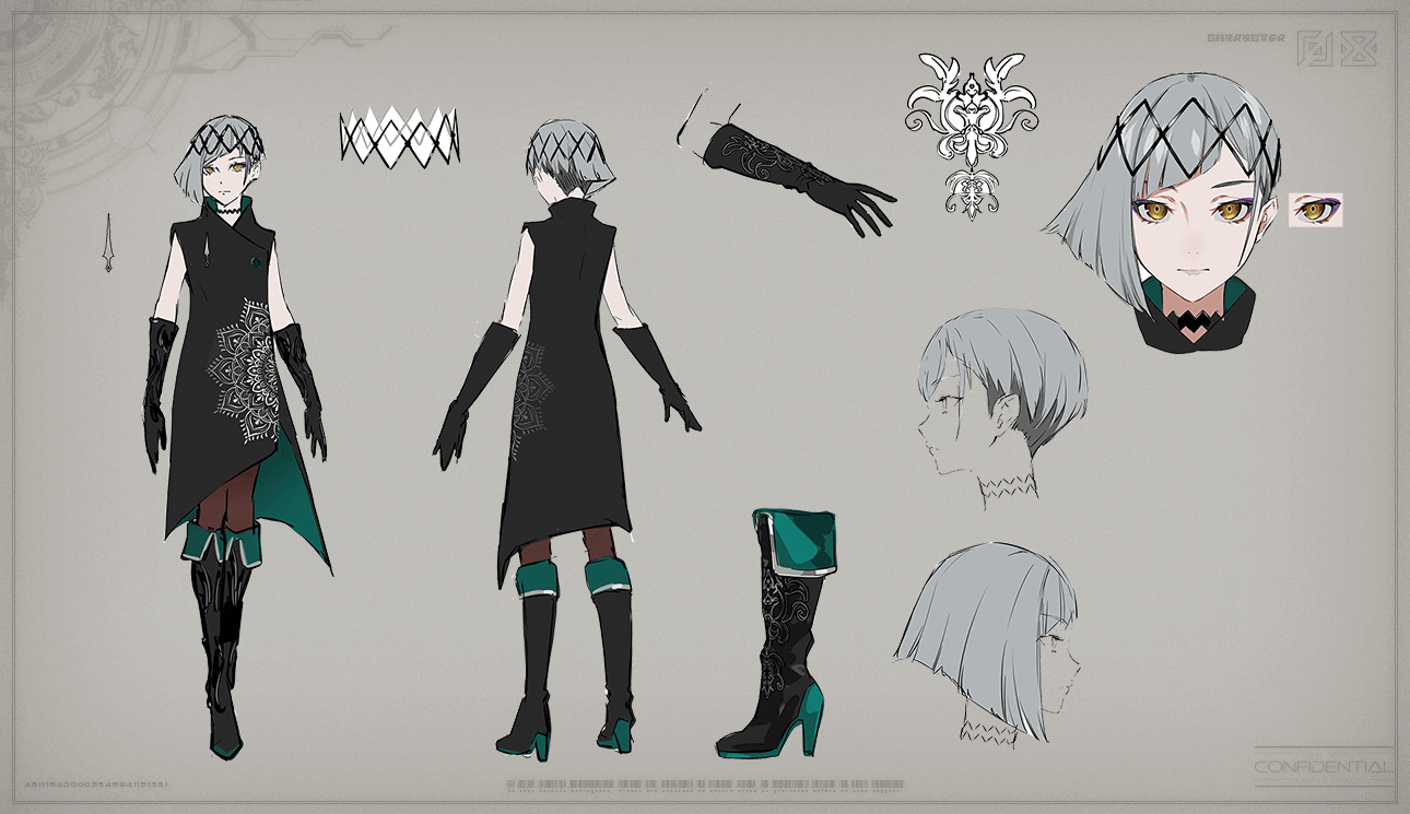 Elaine Cordia Concept Art from Dyschronia: Chronos Alternate