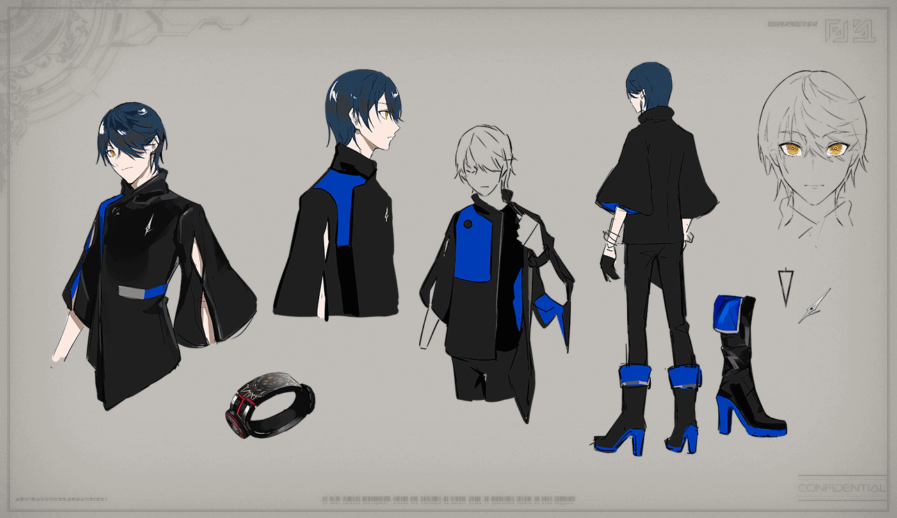 Hal Scion Concept Art from Dyschronia: Chronos Alternate