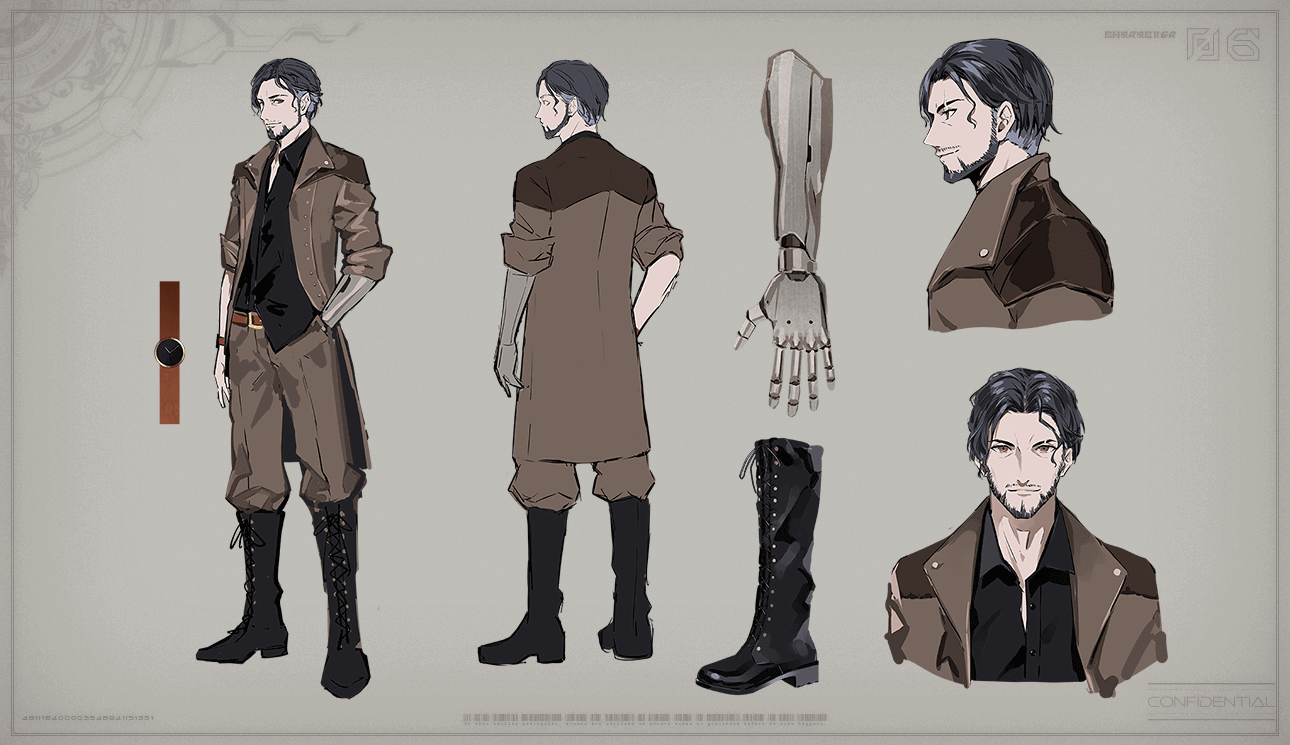 Keith Tozaki Concept Art from Dyschronia: Chronos Alternate