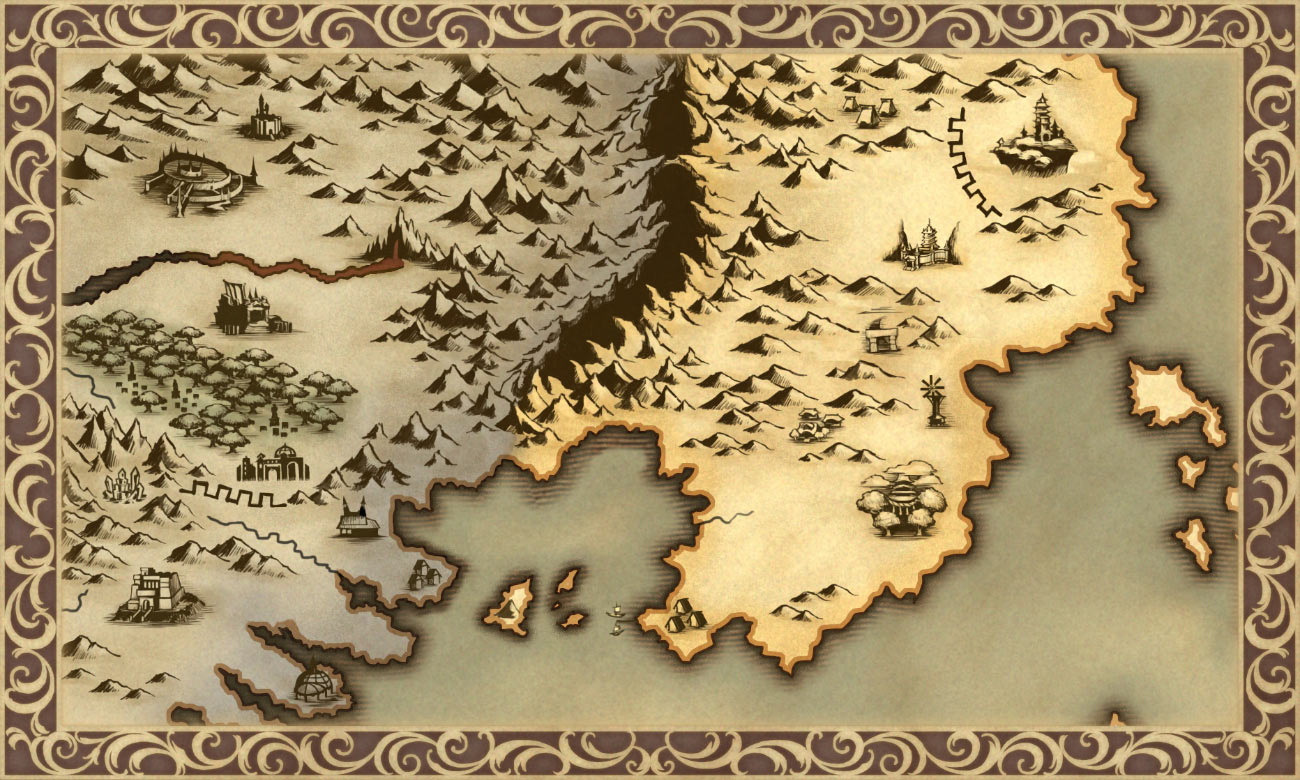 Map Art from Fire Emblem Fates
