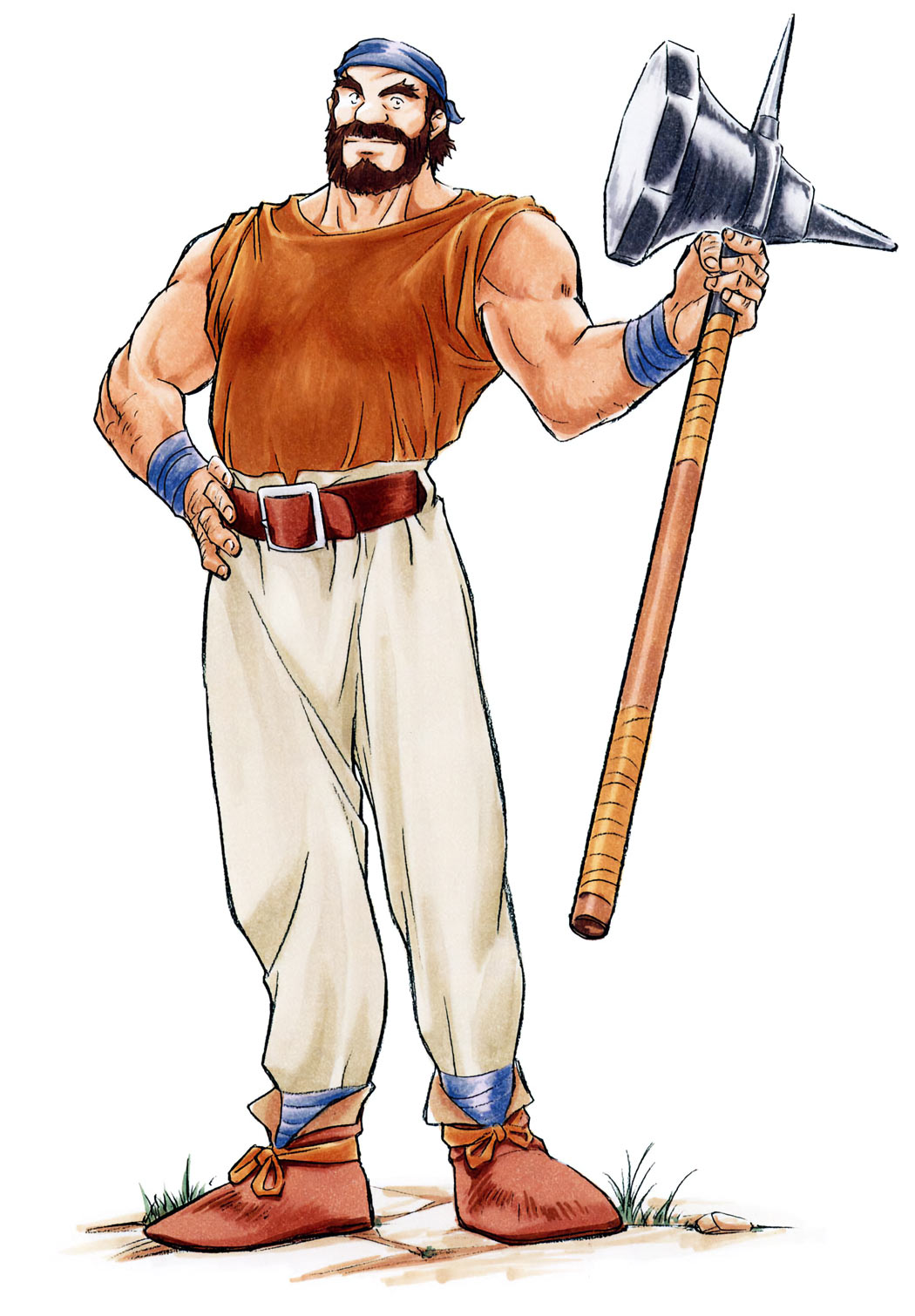Dagdar Art from Fire Emblem: Thracia 776