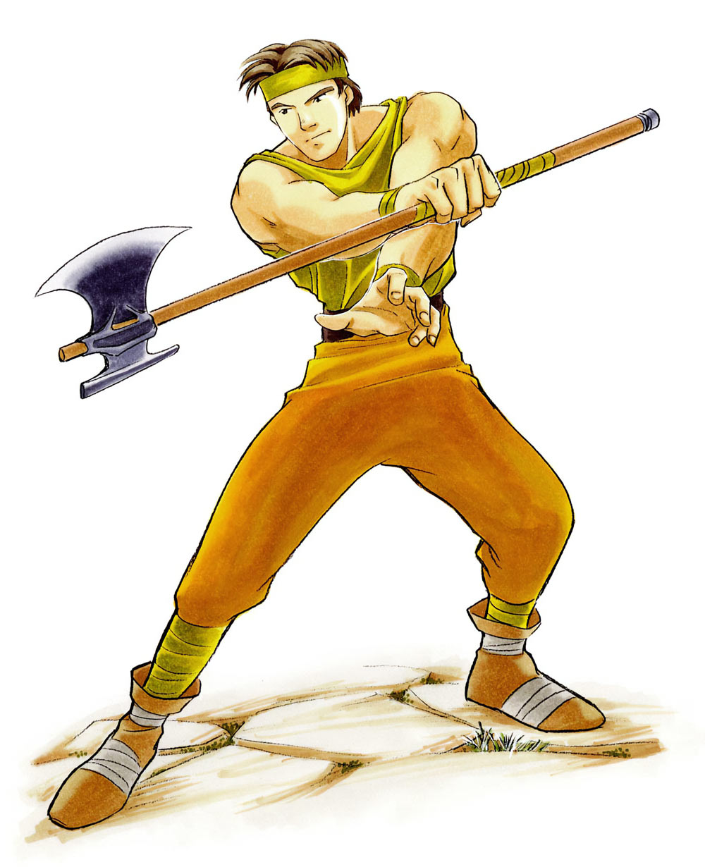 Halvan Art from Fire Emblem: Thracia 776